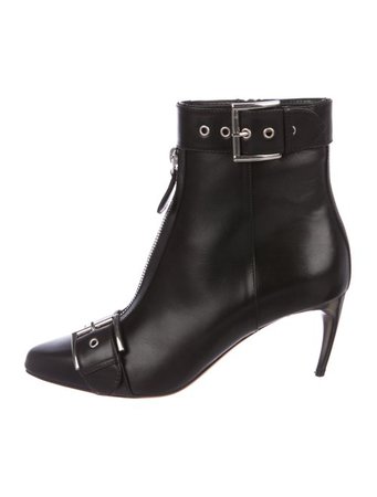 Alexander McQueen Leather Ankle Boots w/ Tags - Shoes - ALE59864 | The RealReal