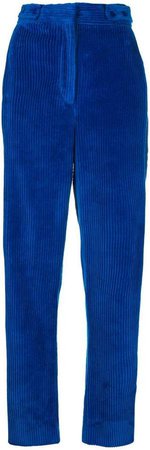 high-rise corduroy trousers
