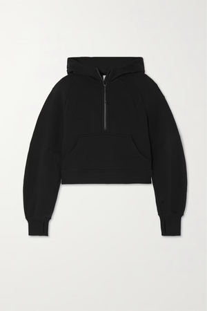 LULULEMON Scuba Half-Zip cotton-blend hoodie Jacket sweatshirt