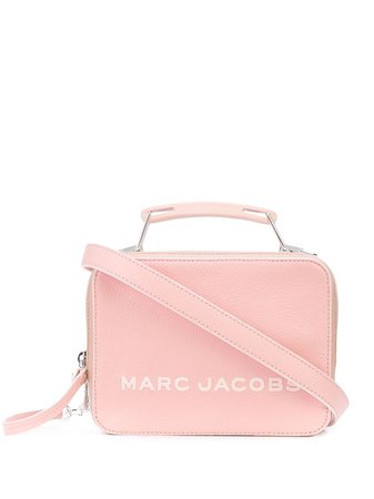 Shop pink Marc Jacobs The Tricolor Textured Mini Box bag with Express Delivery - Farfetch