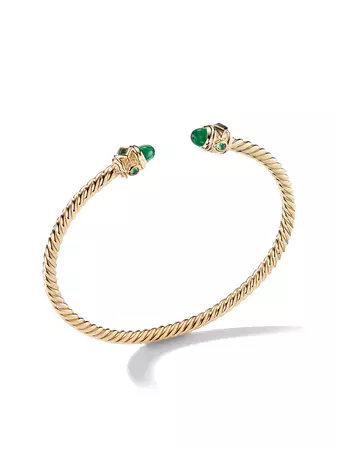 Shop David Yurman Renaissance Cablespira Bracelet in 18K Yellow Gold | Saks Fifth Avenue