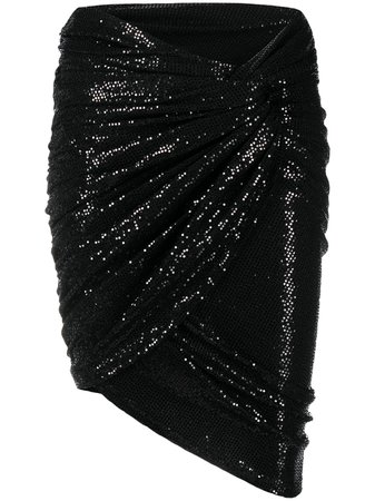 The Attico Asymmetrical Wrap Dress - Farfetch