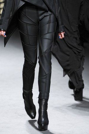 Black futuristic pants 1
