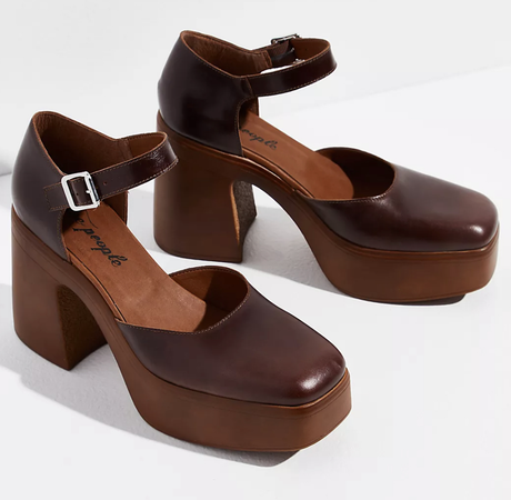 brown mary janes