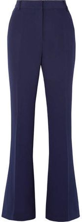 Mimosa Stretch-crepe Bootcut Pants - Navy