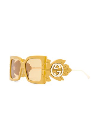 Gucci Eyewear Square Frame Sunglasses - Farfetch