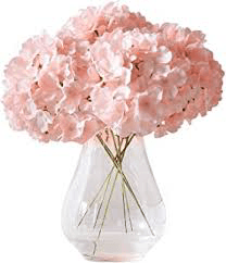 Pink vase of flowers