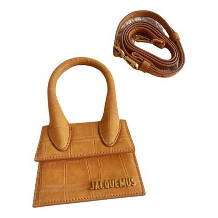 Chiquito leather handbag Jacquemus Orange in Leather - 14063328