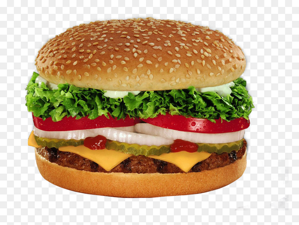Burger King Whopper With Cheese Png Image - Burger King Burger Transparent, Png Download - vhv