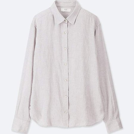 Women's Premium Linen Long-sleeve Shirt
