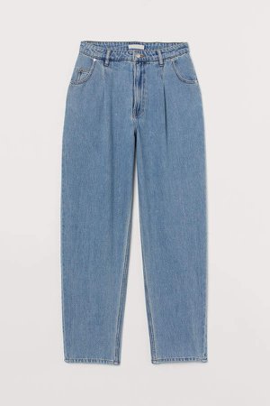 Tapered High Jeans - Blue