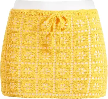 MEMORIAL DAY Kembang Crochet Miniskirt | Nordstrom