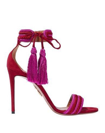 pink red aquazzura shoes