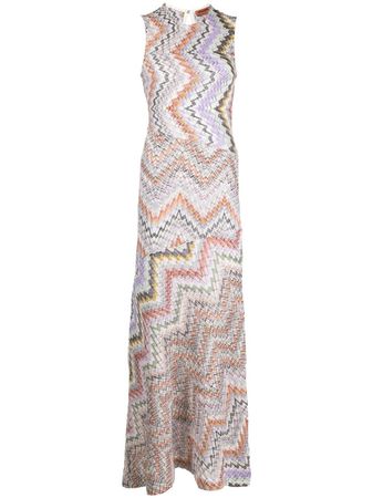 Missoni zigzag knit Sleeveless Dress