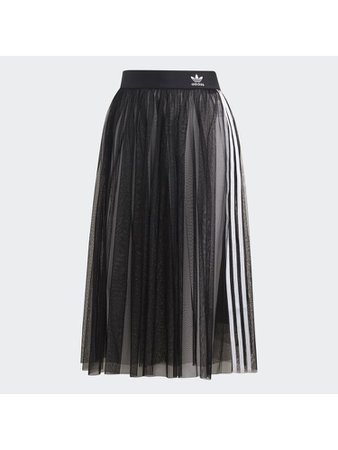 long Black adidas tool skirt