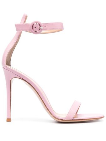 Gianvito Rossi Athena leather sandals pink G6049715RICNAP - Farfetch