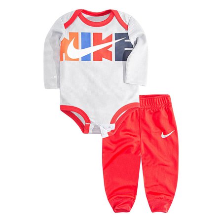 Baby Boy Nike Dri-FIT Thermal Bodysuit & Pants Set | Kohls