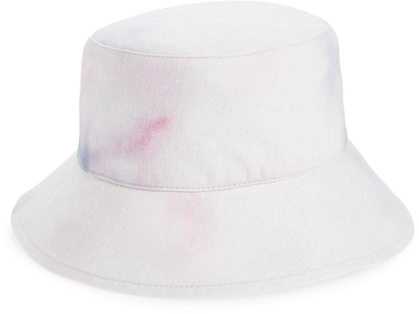 Loiena Tie Dye Logo Bucket Hat