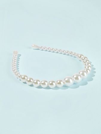 Faux Pearl Design Headband | SHEIN USA