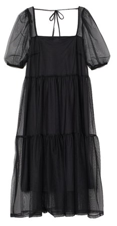 Black Flowy Dress