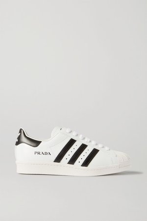 Prada Superstar Leather Sneakers - White