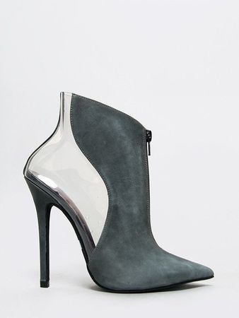 grey ankle boot