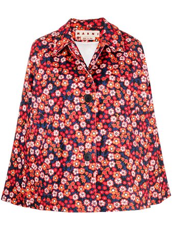 Marni floral-print Shirt Jacket - Farfetch