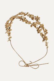 Gold Gold-tone faux pearl headband | Rosantica | NET-A-PORTER