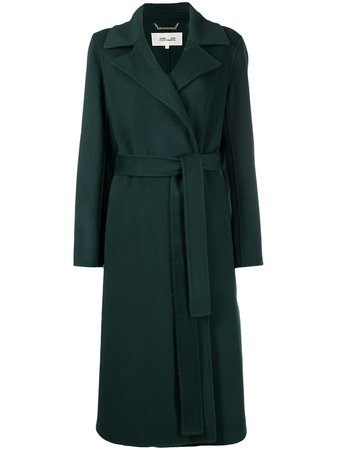 DVF Diane Von Furstenberg Yursa Belted Wool Coat - Farfetch