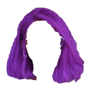 short purple hair png