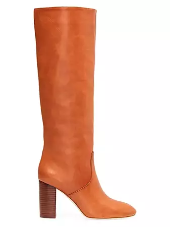 Shop Loeffler Randall Goldy Knee-High Leather Boots | Saks Fifth Avenue