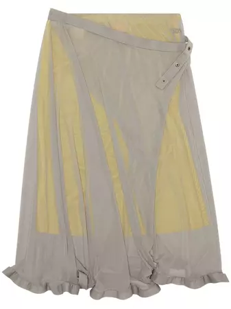 Diesel layered-design Mesh Wrap Skirt - Farfetch