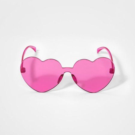 Girls' Heart Sunglasses - Cat & Jack™ Pink : Target