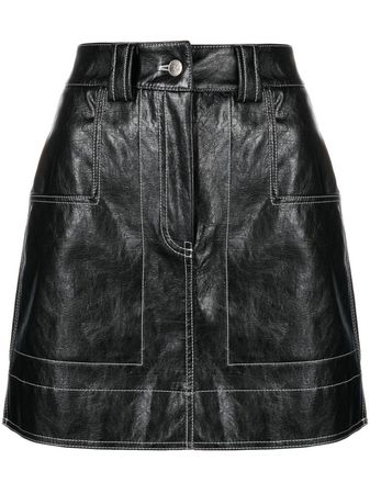 LVIR Faux Leather Miniskirt