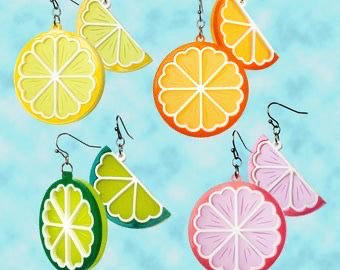 citrus earrings