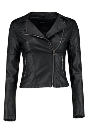 Boohoo-leather jacket