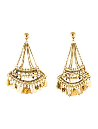 Gas Bijoux Crystal Beaded Chandelier Earrings - Earrings - GASBI20144 | The RealReal