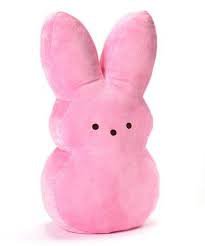 pink peep bunny plush