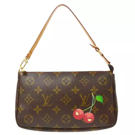 Louis Vuitton Monogram Cherry Small Evening Top Handle Shoulder Pochette Bag For Sale at 1stDibs | louis vuitton cherry bag, lv cherry bag, lv cherries