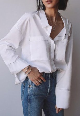 White shirt outfit