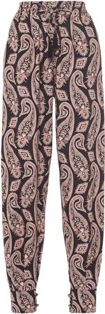 Etro Paisley Cotton Tapered Pants Size: 40