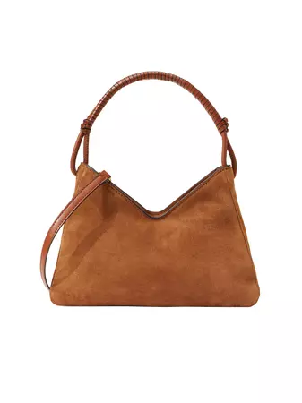 Shop Staud Valerie Suede Shoulder Bag | Saks Fifth Avenue