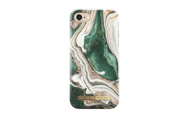 Skal iPhone 8 Golden Jade Marble - iDeal Of Sweden
