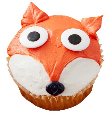 fox cupcake
