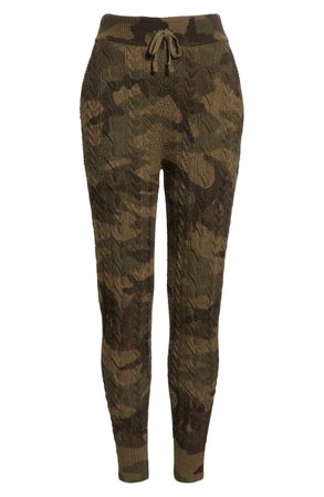 Polo Ralph Lauren Cable Wool Blend Jogger Pants | Nordstrom