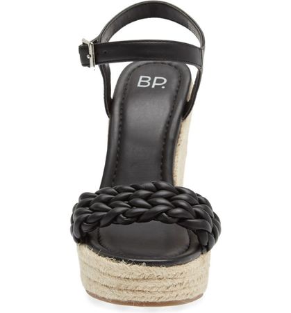 BP. Goldie Braided Wedge Sandal | Nordstrom