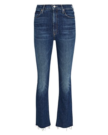 MOTHER The Dazzler Ankle Fray Jeans | INTERMIX®