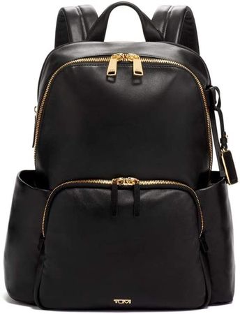 Amazon.com | TUMI Voyageur Ruby Leather Backpack Black One Size | Casual Daypacks