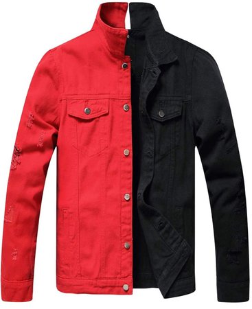 Red/Black Split Jacket