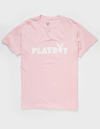 PLAYBOY Basic Logo Mens T-Shirt - PINK | Tillys